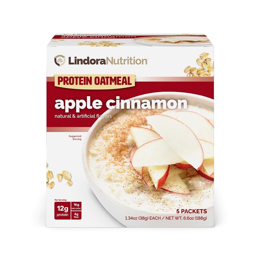 Apple Cinnamon Protein Oatmeal Lindora Nutrition