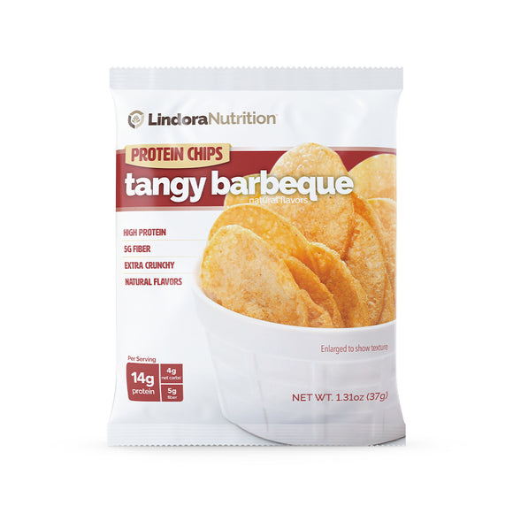 Tangy Barbeque Protein Chips - Lindora Nutrition