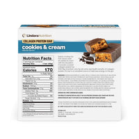 Cookies & Cream Protein Bar with Collagen - Lindora Nutrition