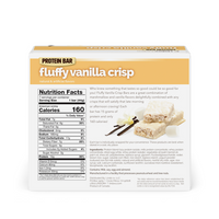 Fluffy Vanilla Crisp Protein Bar - Lindora Nutrition