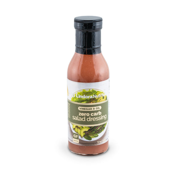 Vinegar and Oil Dressing. Gluten-Free. 0g Protein, Net Carbohydrates, or Sugar