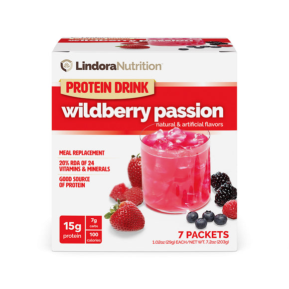 Wildberry Passion Protein Drink - Lindora Nutrition