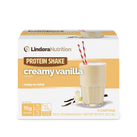 Creamy Vanilla Protein Shake (RTD) - Lindora Nutrition