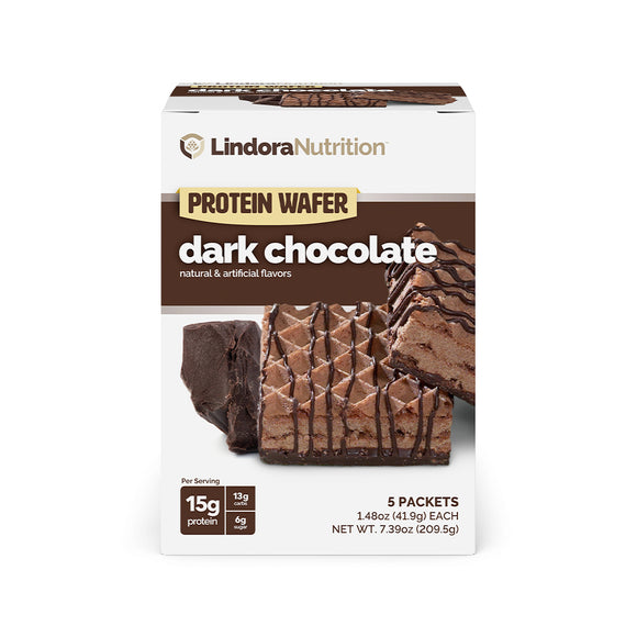 Dark Chocolate Protein Wafers - Lindora Nutrition